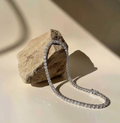 Pluie — 4.9 Ct Moissanite Rhodium Bracelet in Sterling Silver by Trendsi