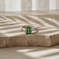 Douceur — 2 Ct Moissanite Solitaire Ring in Sterling Silver by Trendsi