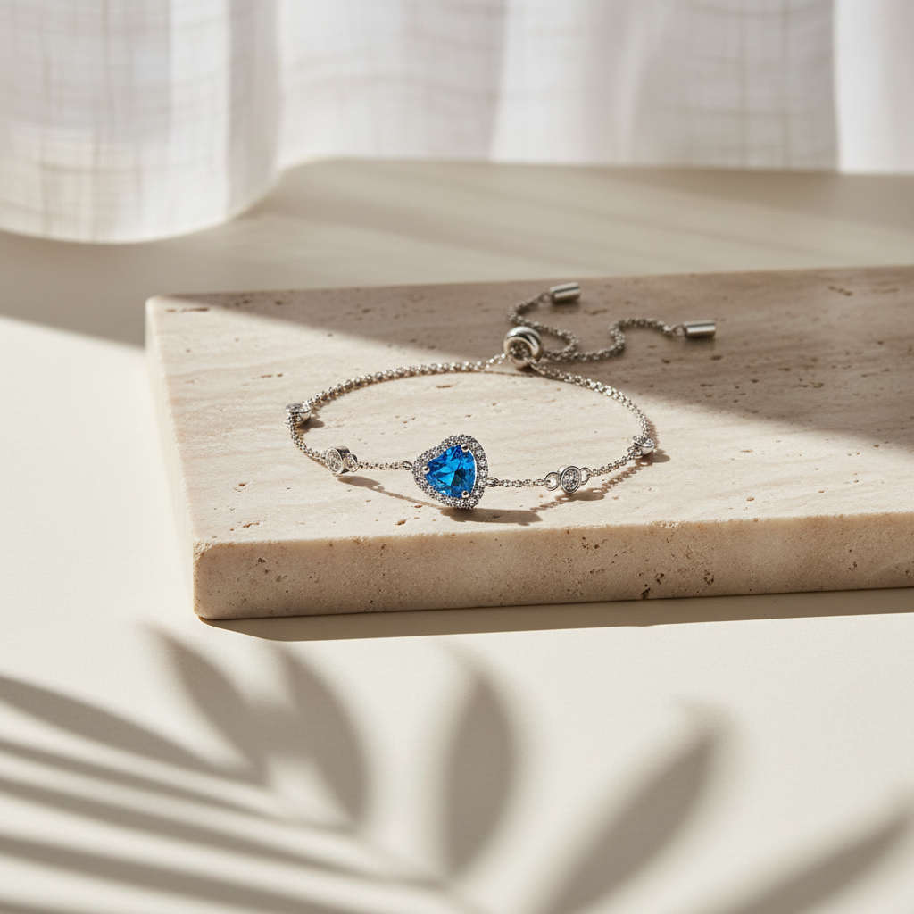 Soirée — 1 Ct Moissanite Bracelet in Sterling Silver by Trendsi