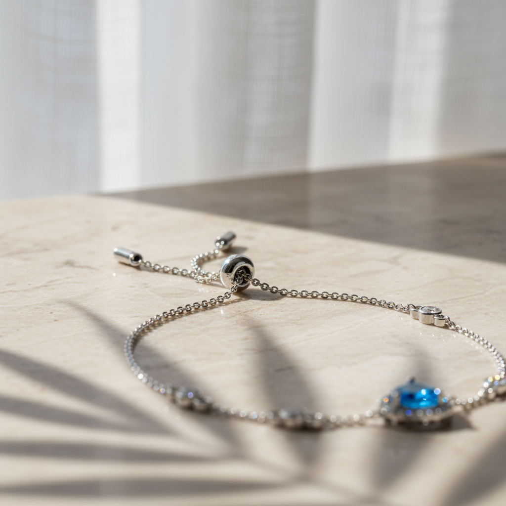 Soirée — 1 Ct Moissanite Bracelet in Sterling Silver by Trendsi